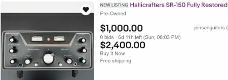 eBay Hallicrafters ad 