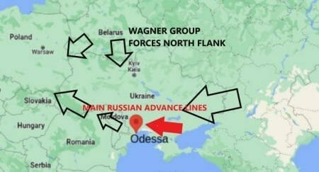 Ukraine war map