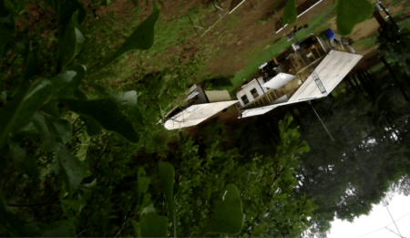 Camera gimbal down looks up